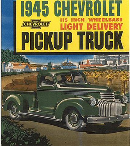 1945 Chevrolet Auto Advertising